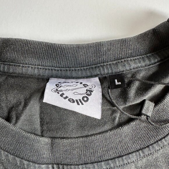 CARNE BOLLENTE "No Thanks, I'll Have" Washed Gray T-Shirt - Men's Large - Picture 2 of 4